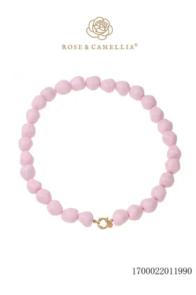 Rose & Camillia, Chunky Ketting, Roze