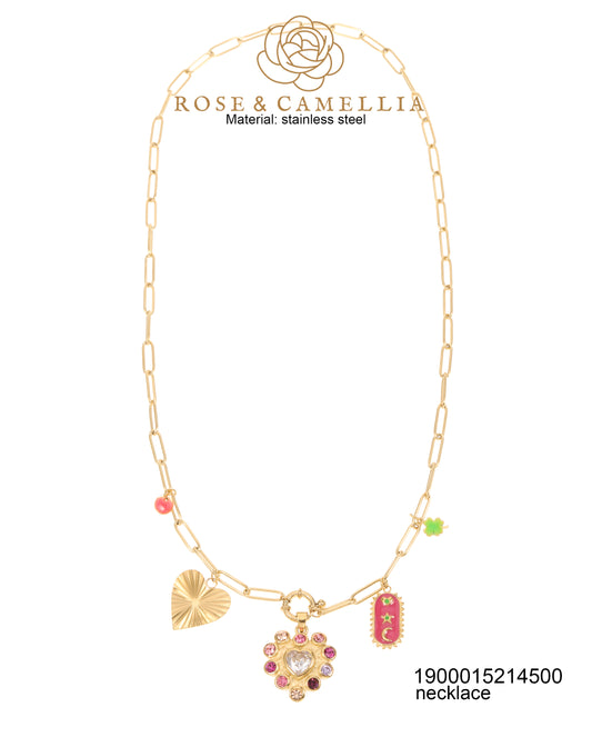 Sieraden Rose & Camellia Ketting, goud