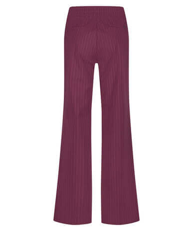 Lady Day Broek Skyler Cherry Pinstripe