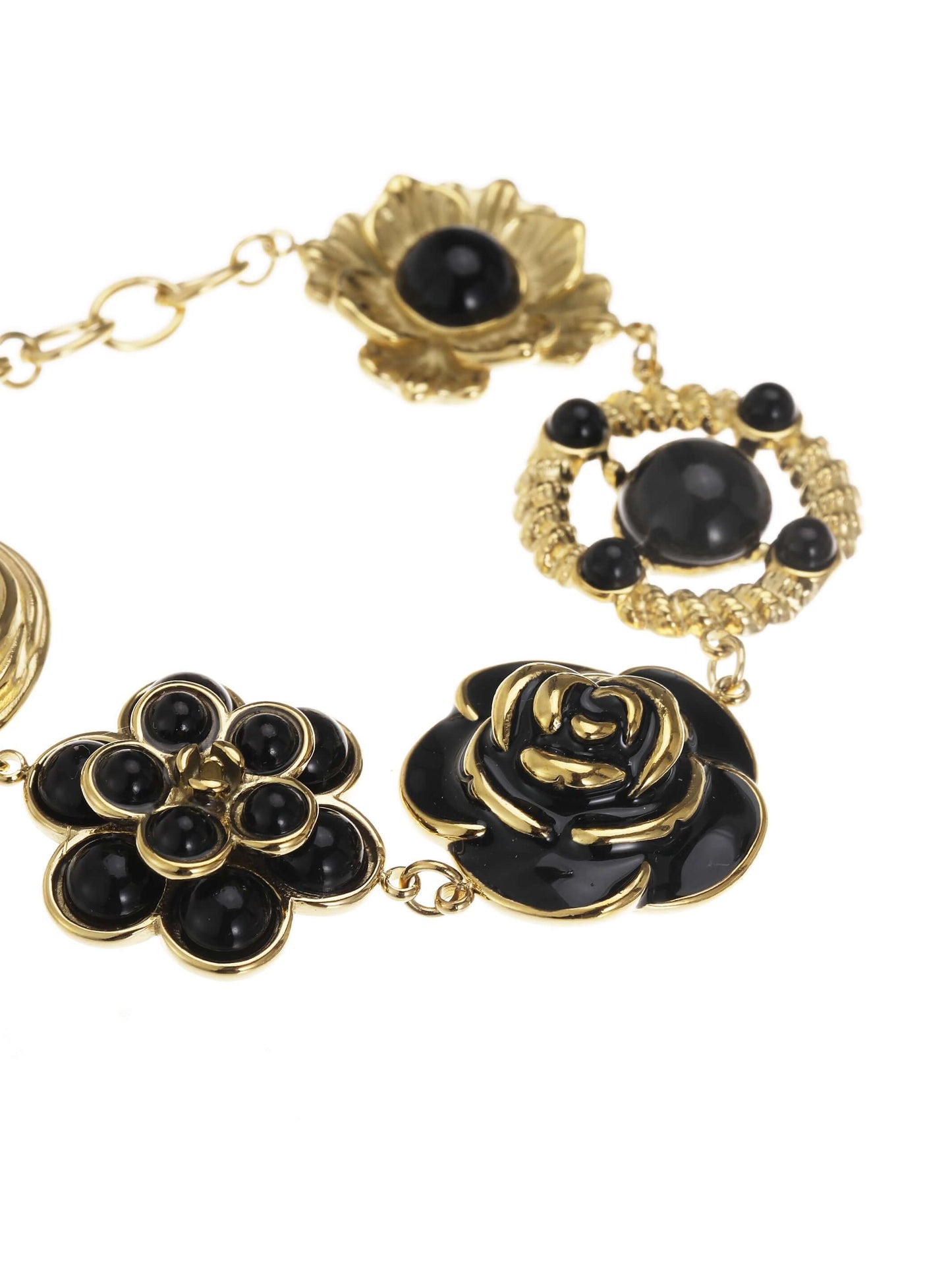 Sieraden Rose & Camellia Armband, Vintage Collectie goud