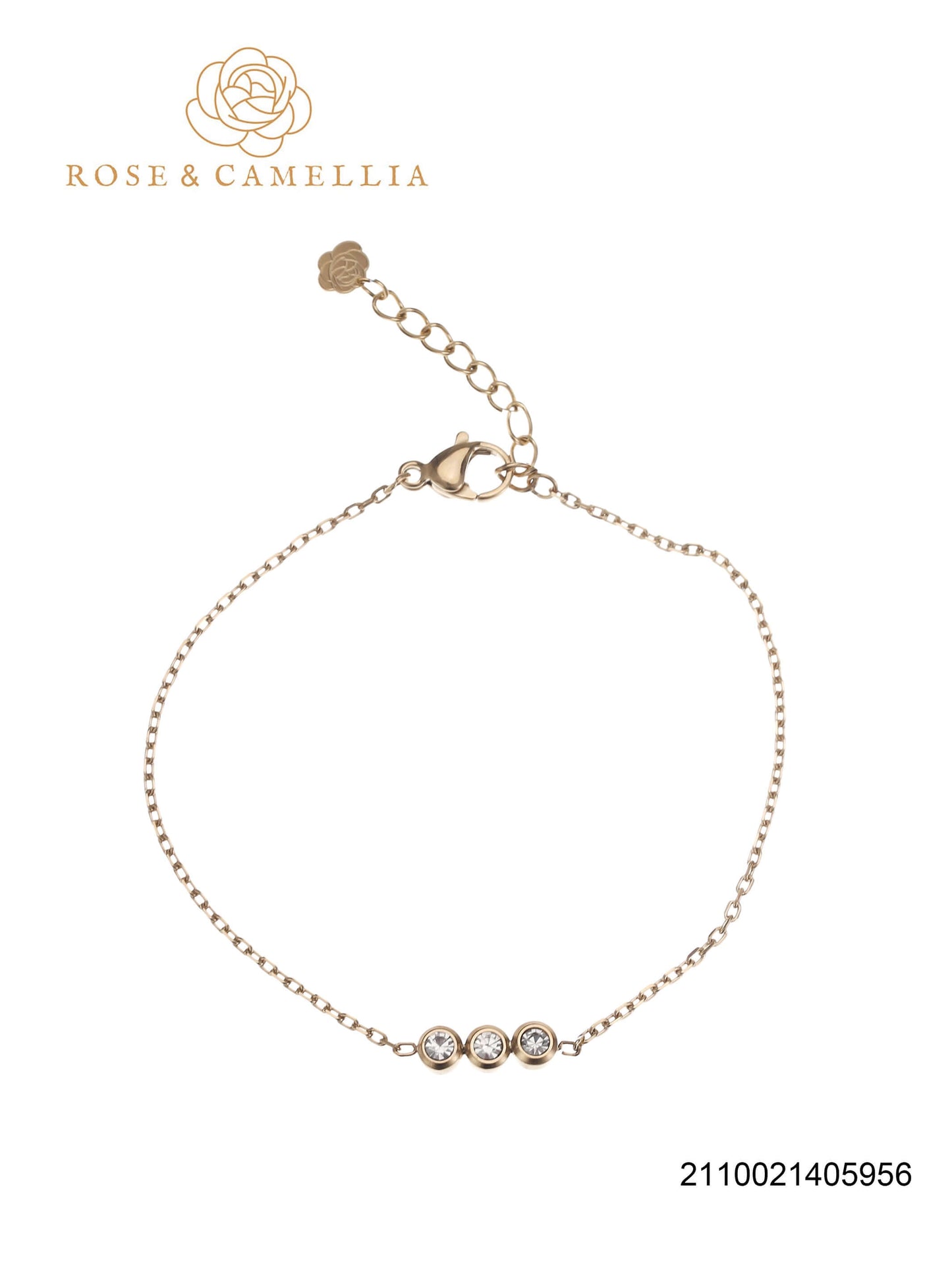 Sieraden Rose & Camellia Armband goud, Fantasy Collectie