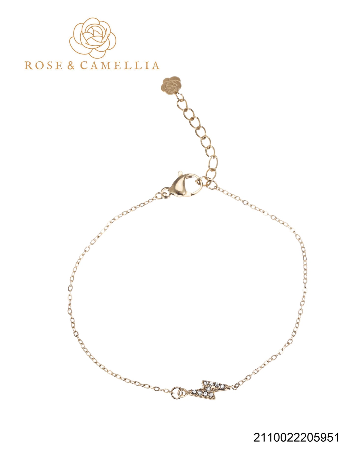 Sieraden Rose & Camellia Armband goud, Fantasy Collectie