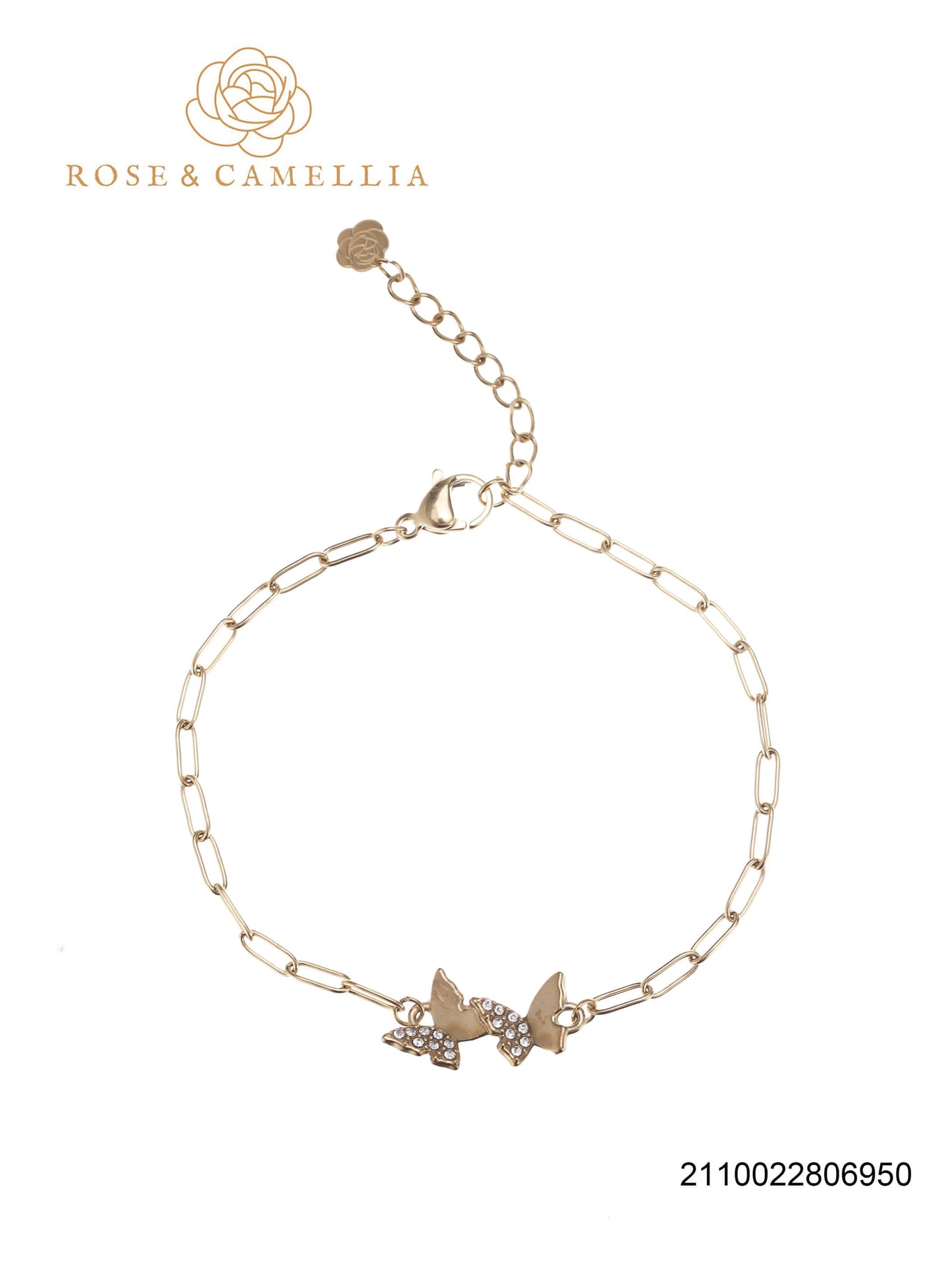 Sieraden Rose & Camellia Armband goud, Fantasy Collectie