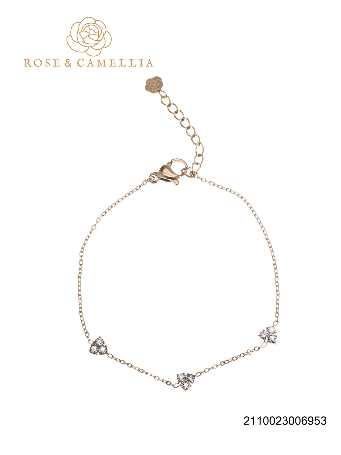 Sieraden Rose & Camellia Armband goud, Fantasy Collectie