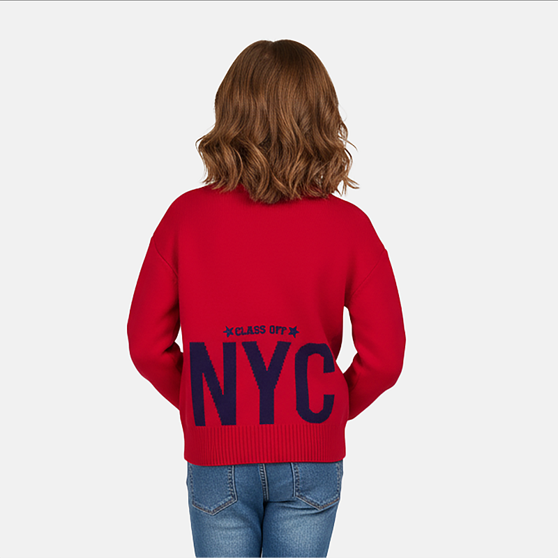 Cars Girls, Sweater, NYCA, Red