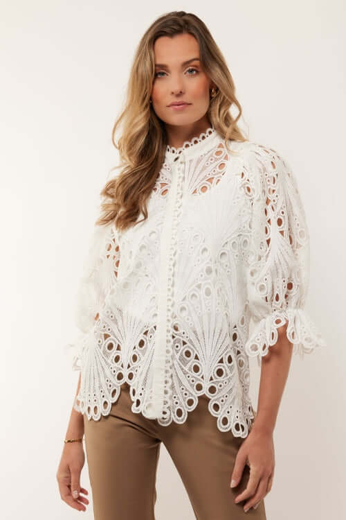 G-maxx Blouse BROOKS, Offwhite