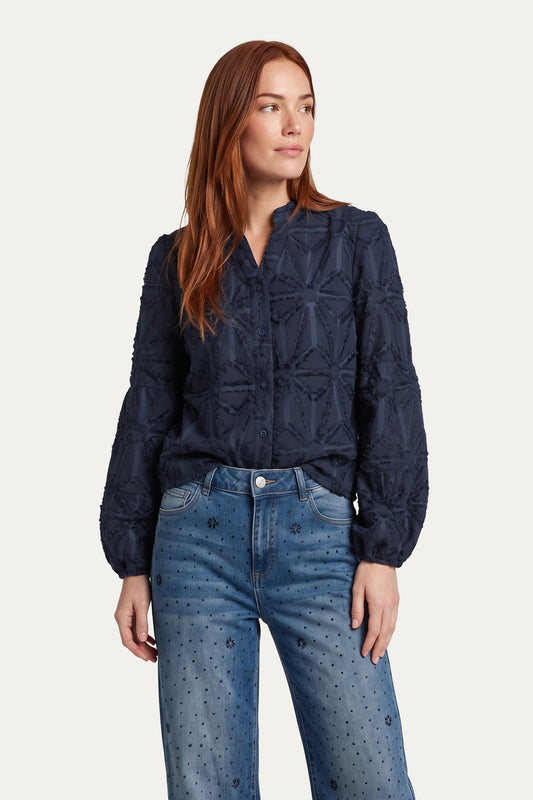 G-Maxx Blouse, ARAMINTA, Dark Blue
