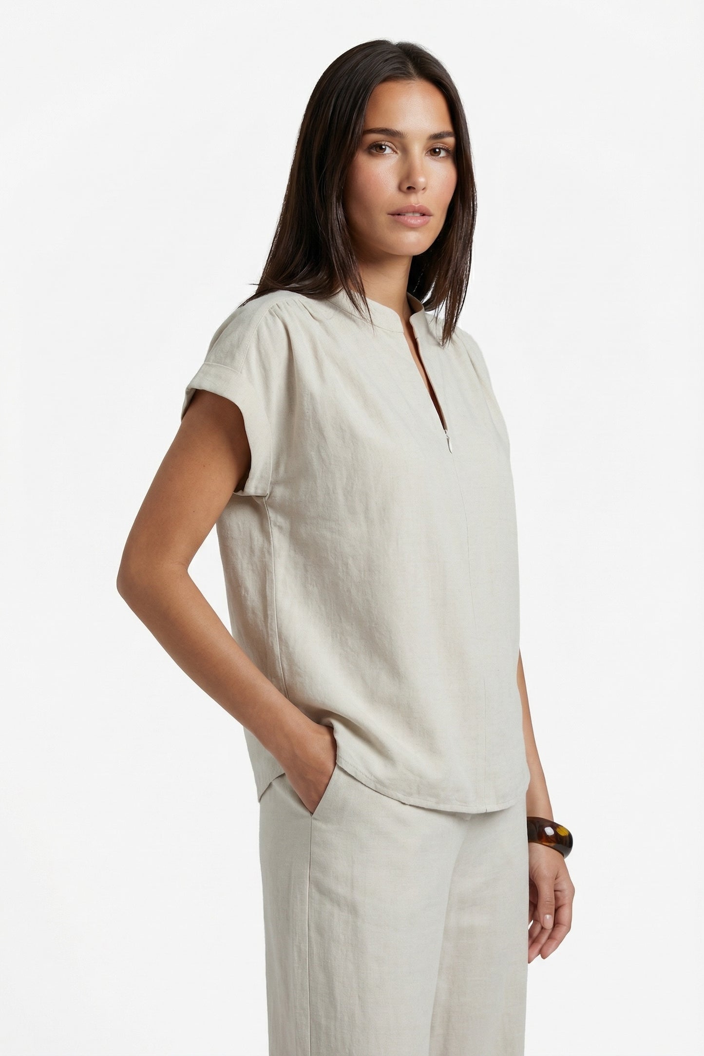 G-Maxx Top, KRISTIANE, Sand