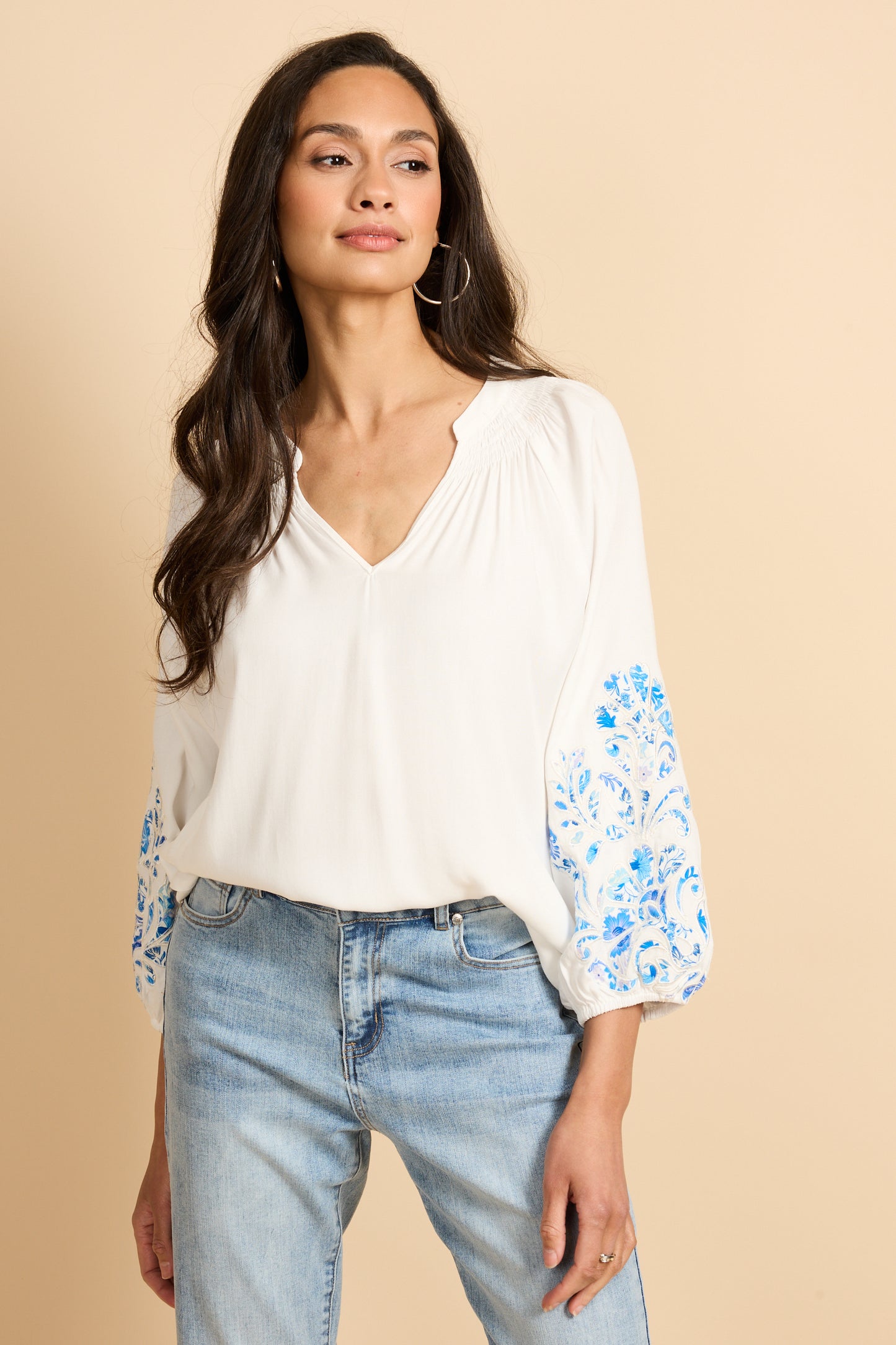 G-maxx Longsleeve, Ysolde, Offwhite