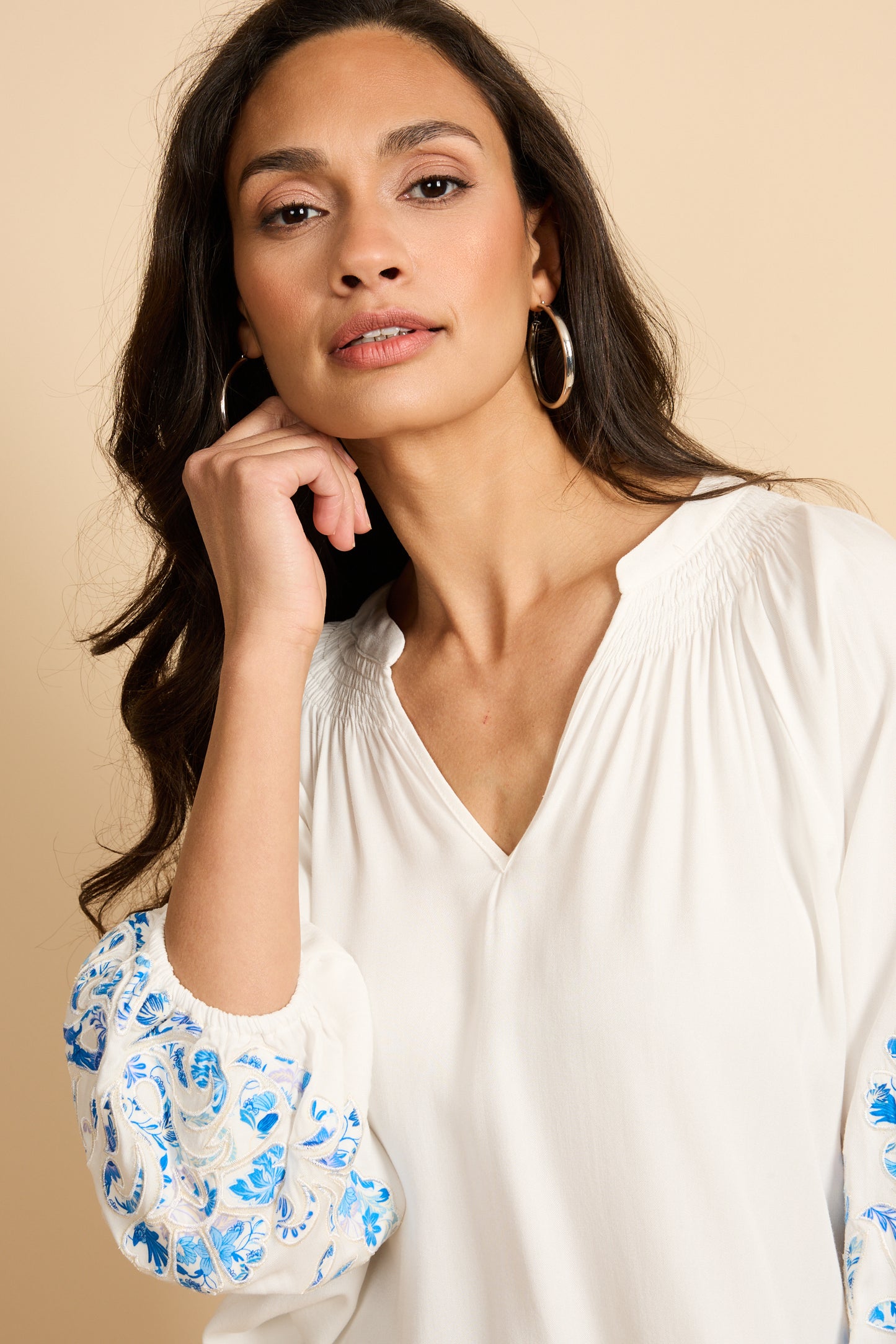 G-maxx Longsleeve, Ysolde, Offwhite