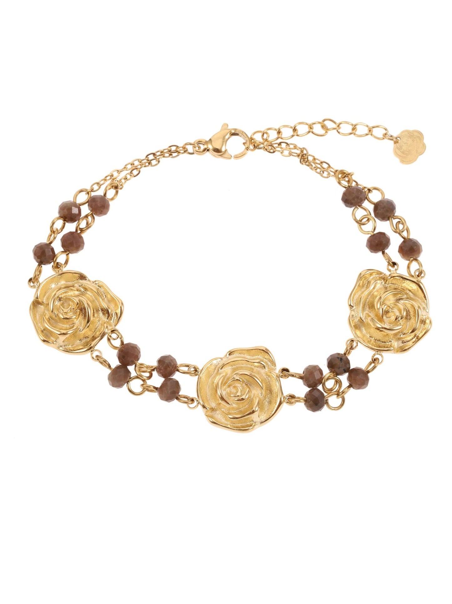 Sieraden Rose & Camellia Armband, Vintage Collectie goud