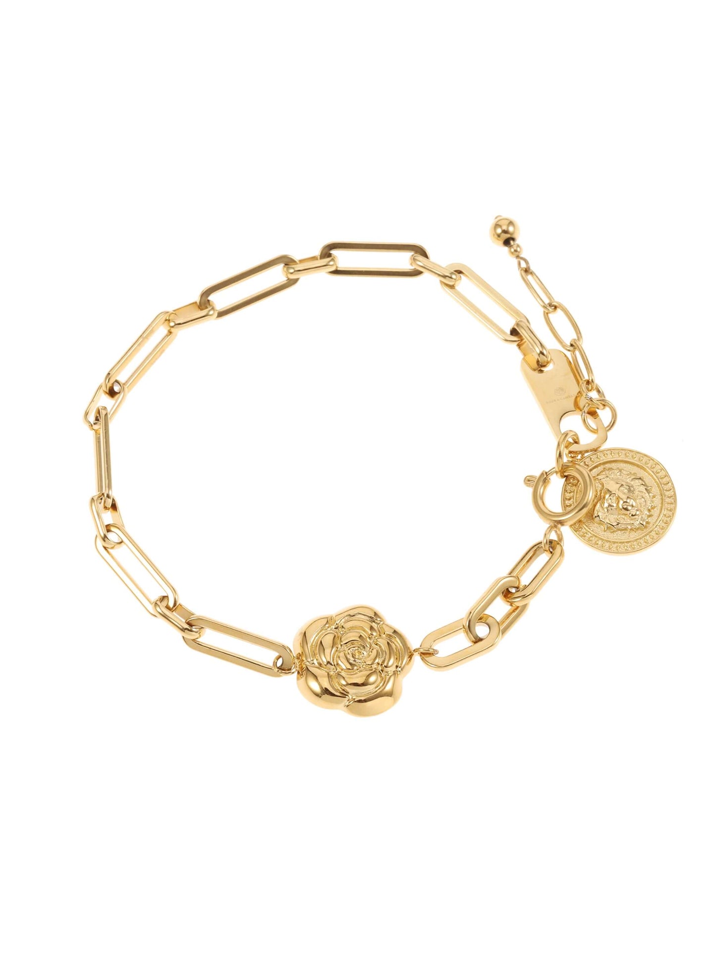 Sieraden Rose & Camellia Armband, Vintage Collectie goud