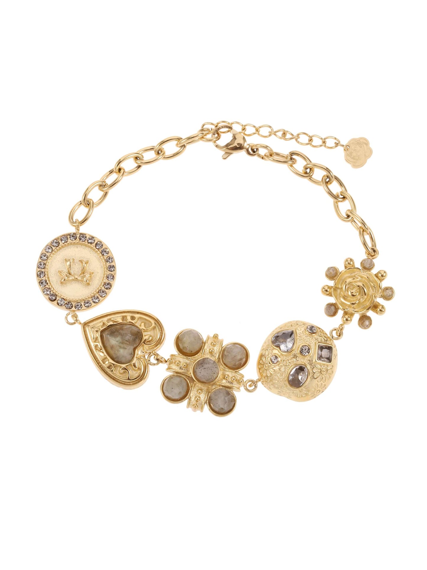 Sieraden Rose & Camellia Armband, Vintage Collectie goud