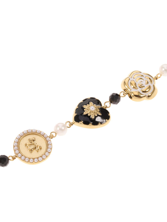 Sieraden Rose & Camellia Armband, Vintage Collectie goud