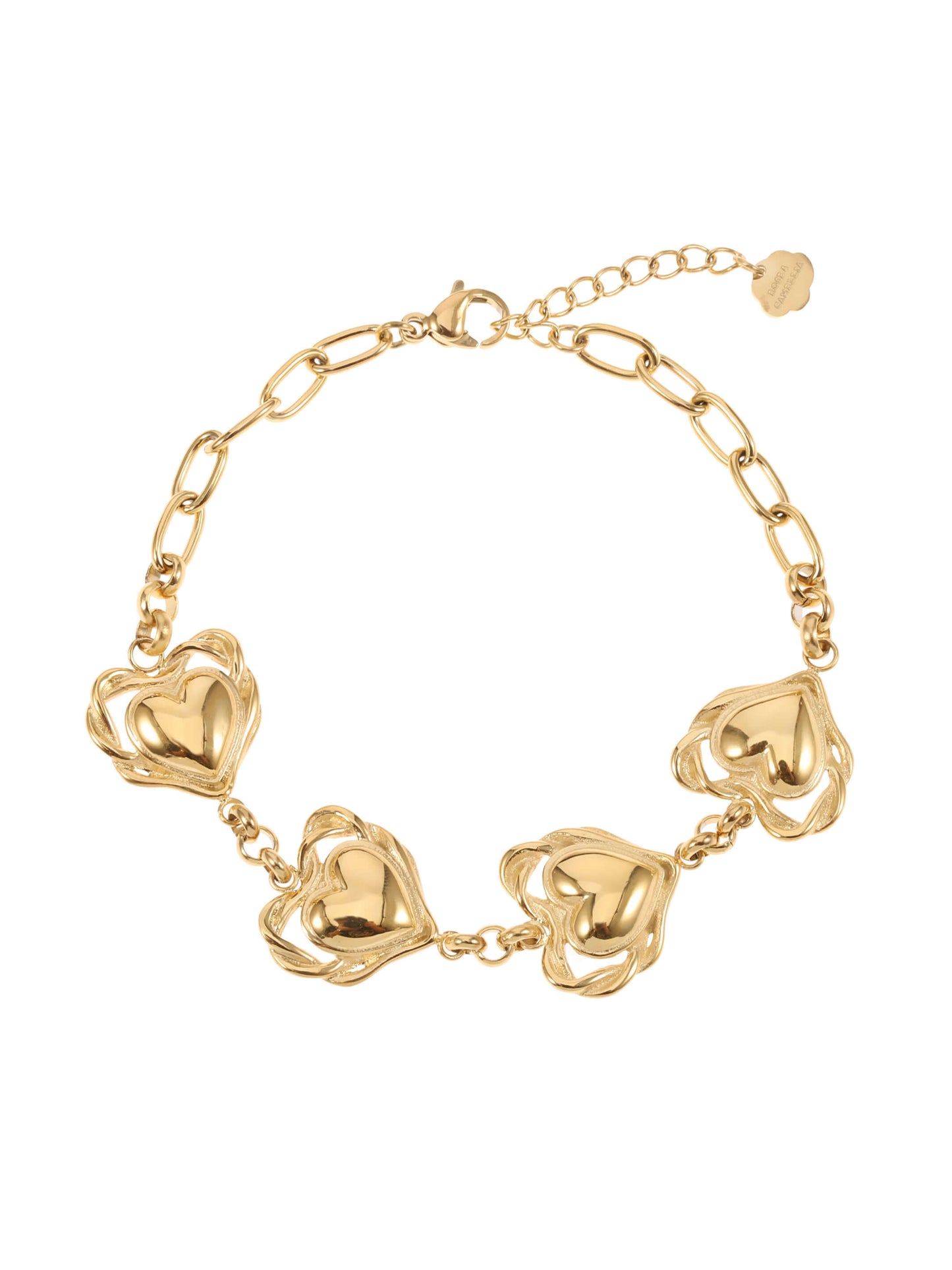 Sieraden Rose & Camellia Armband, Vintage Collectie goud