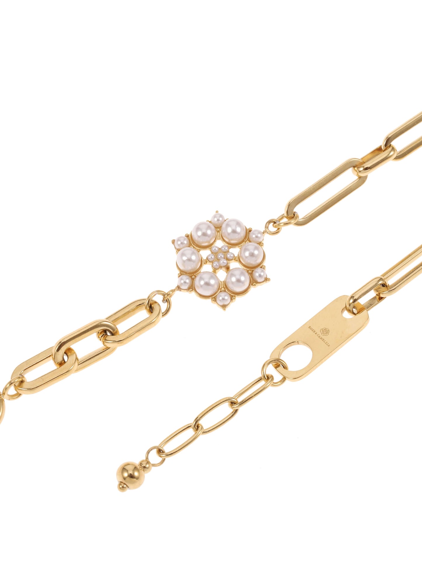 Sieraden Rose & Camellia Armband, Vintage Collectie goud