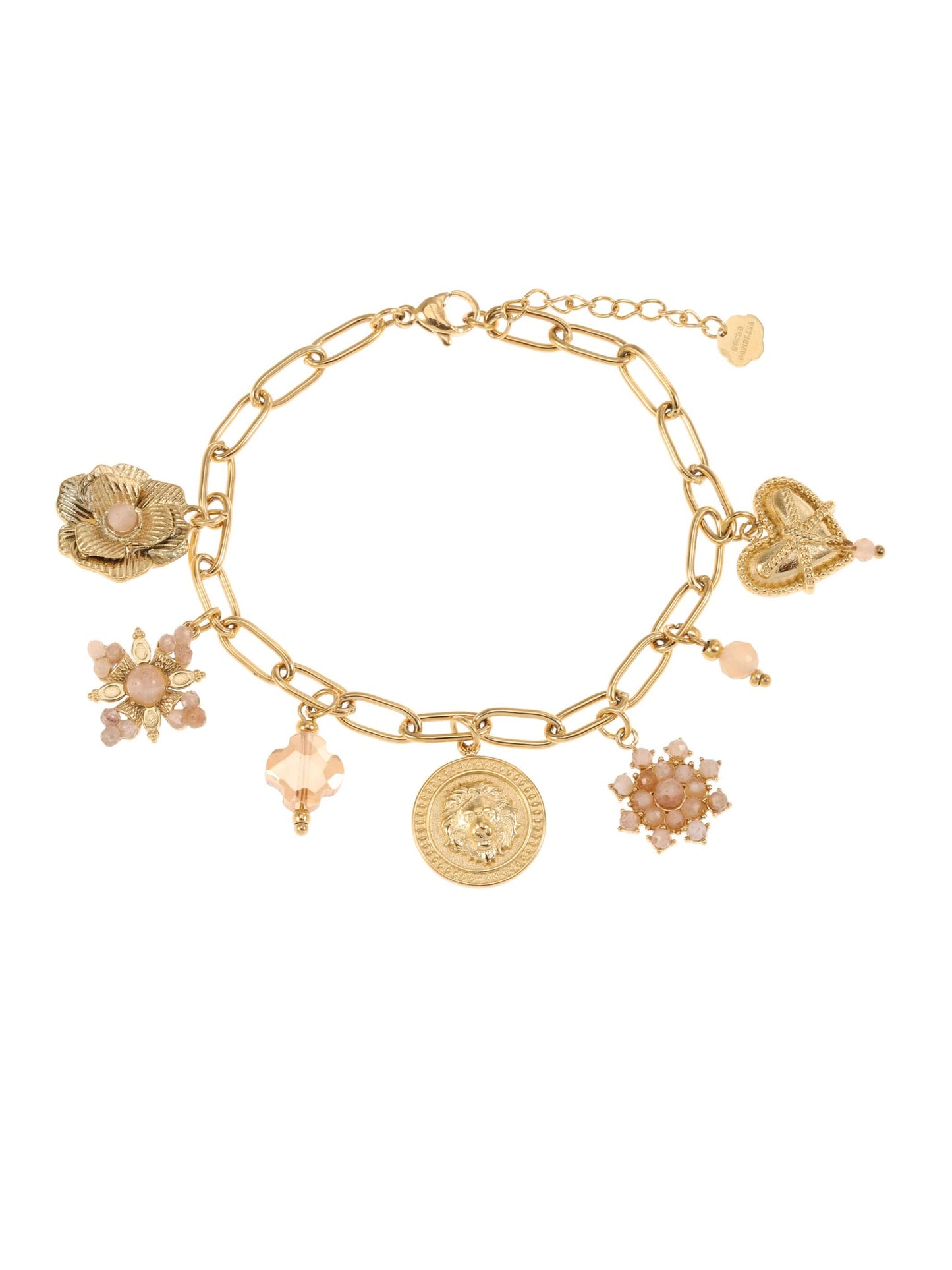 Sieraden Rose & Camellia Armband, Vintage Collectie goud