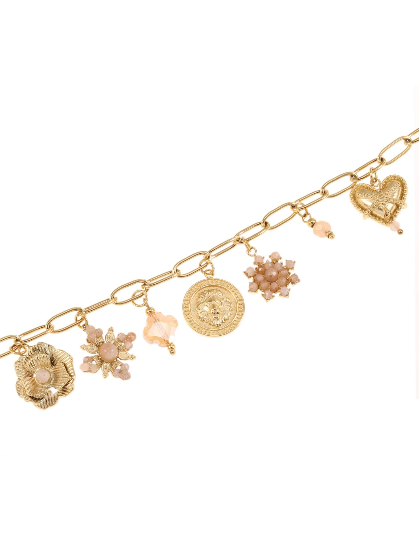 Sieraden Rose & Camellia Armband, Vintage Collectie goud