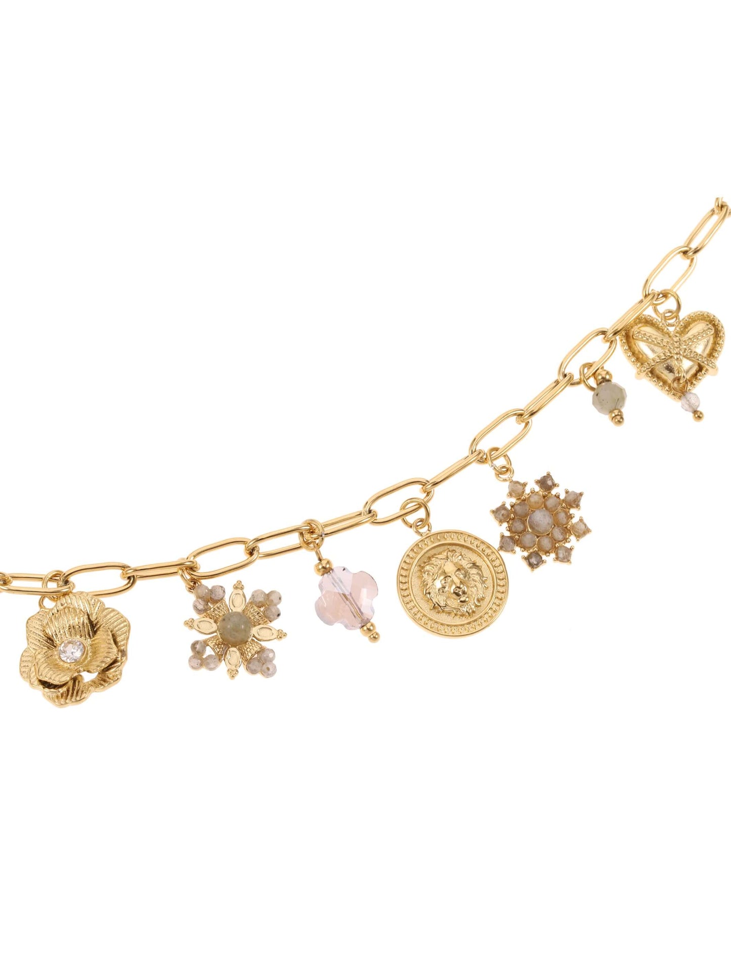 Sieraden Rose & Camellia Armband, Vintage Collectie goud