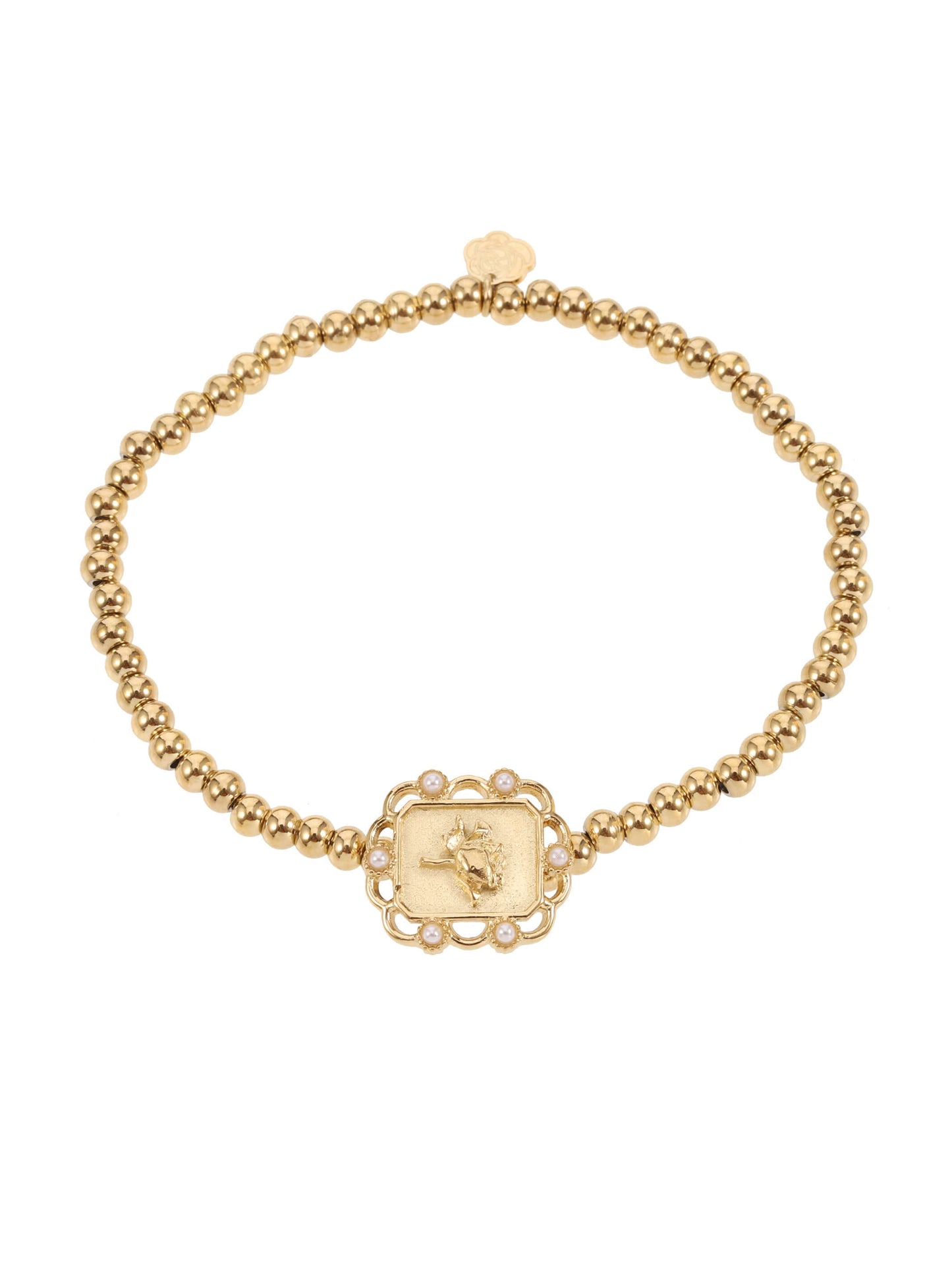 Sieraden Rose & Camellia Armband, Vintage Collectie goud