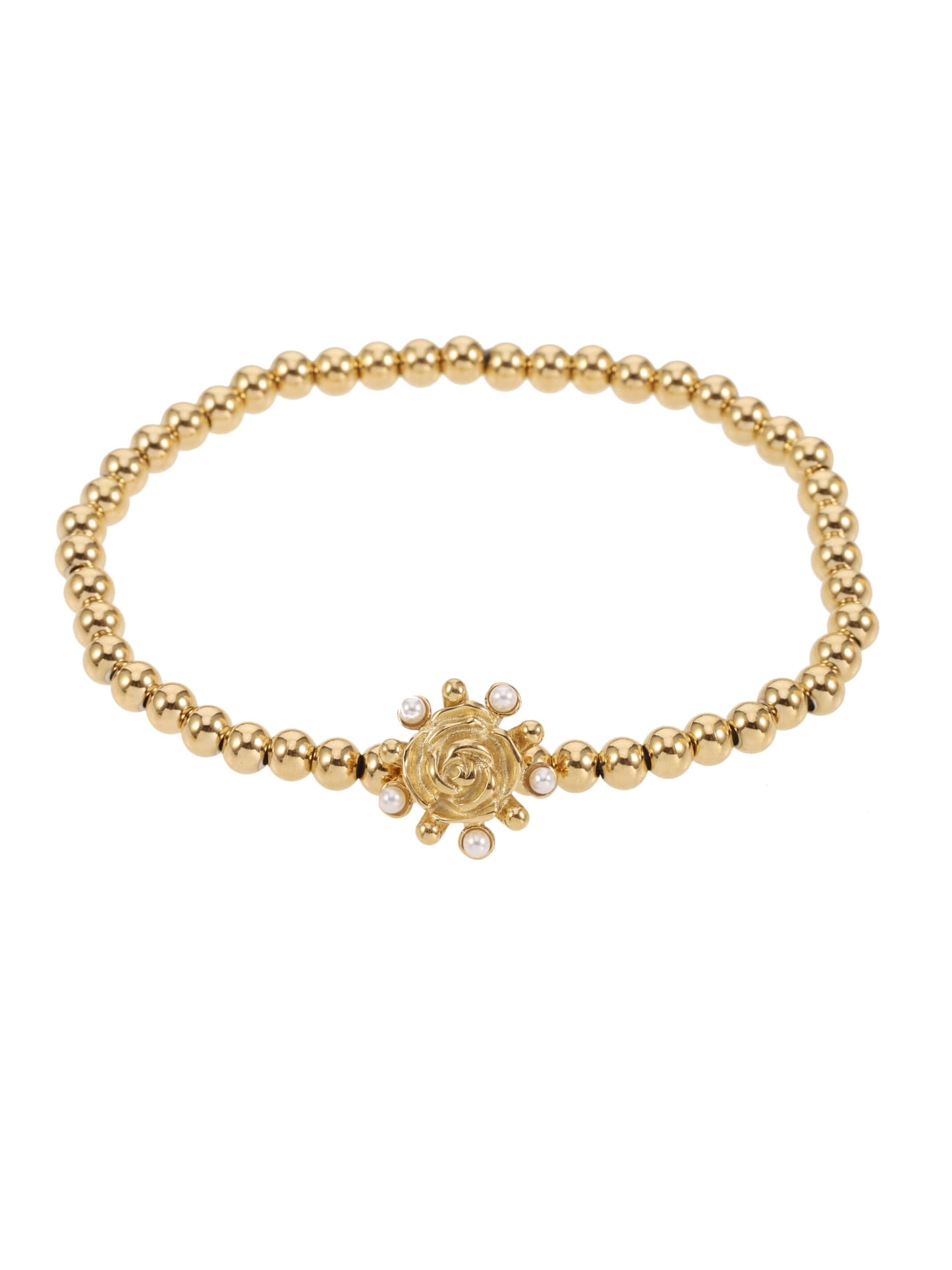 Sieraden Rose & Camellia Armband, Vintage Collectie goud