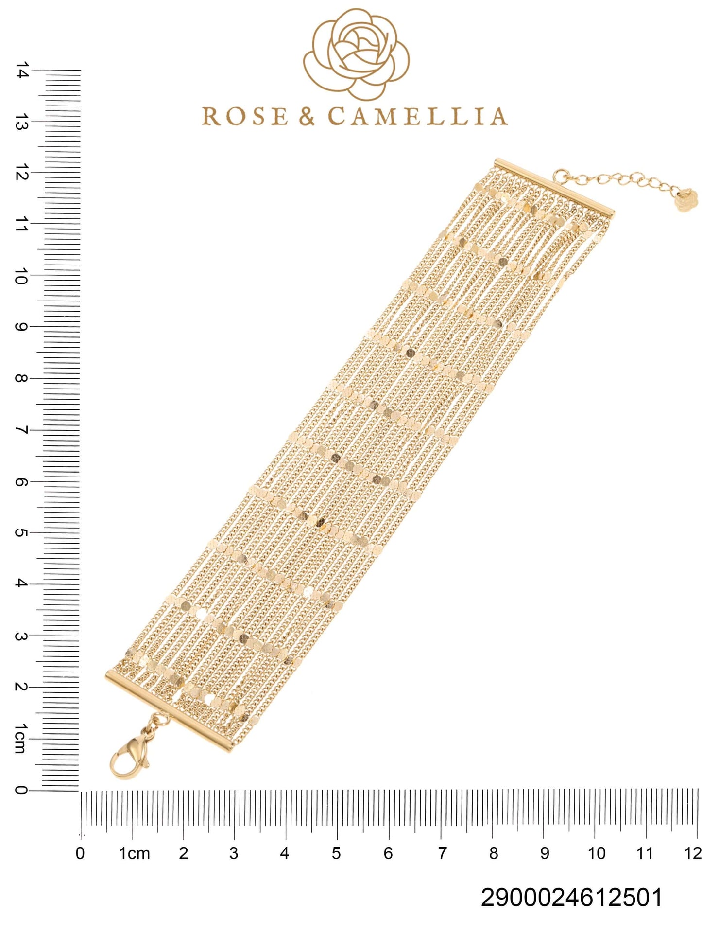 Sieraden Rose & Camellia Armband, goud, YOUR Collectie
