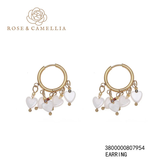 Sieraden Rose & Camellia Oorbellen , goud