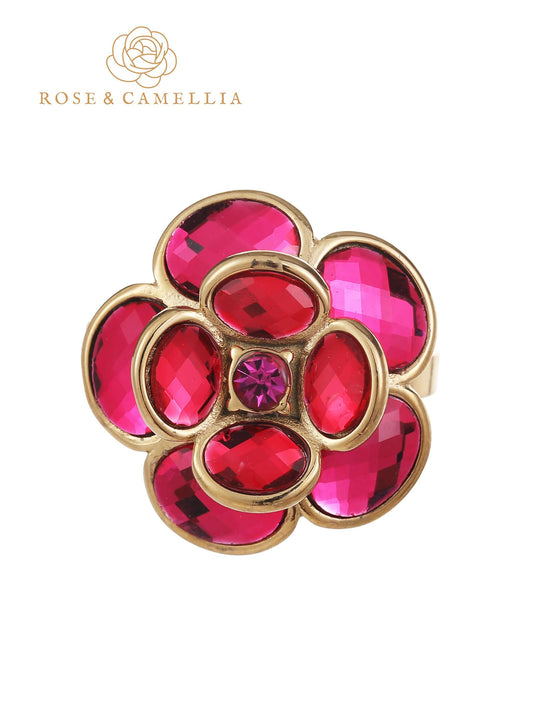 Schmuck  Rose & Camellia Ring Gold