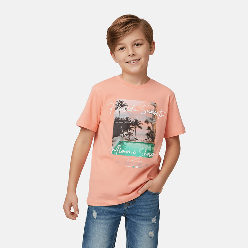 Cars Jongens T-shirt, YORKI, Peach