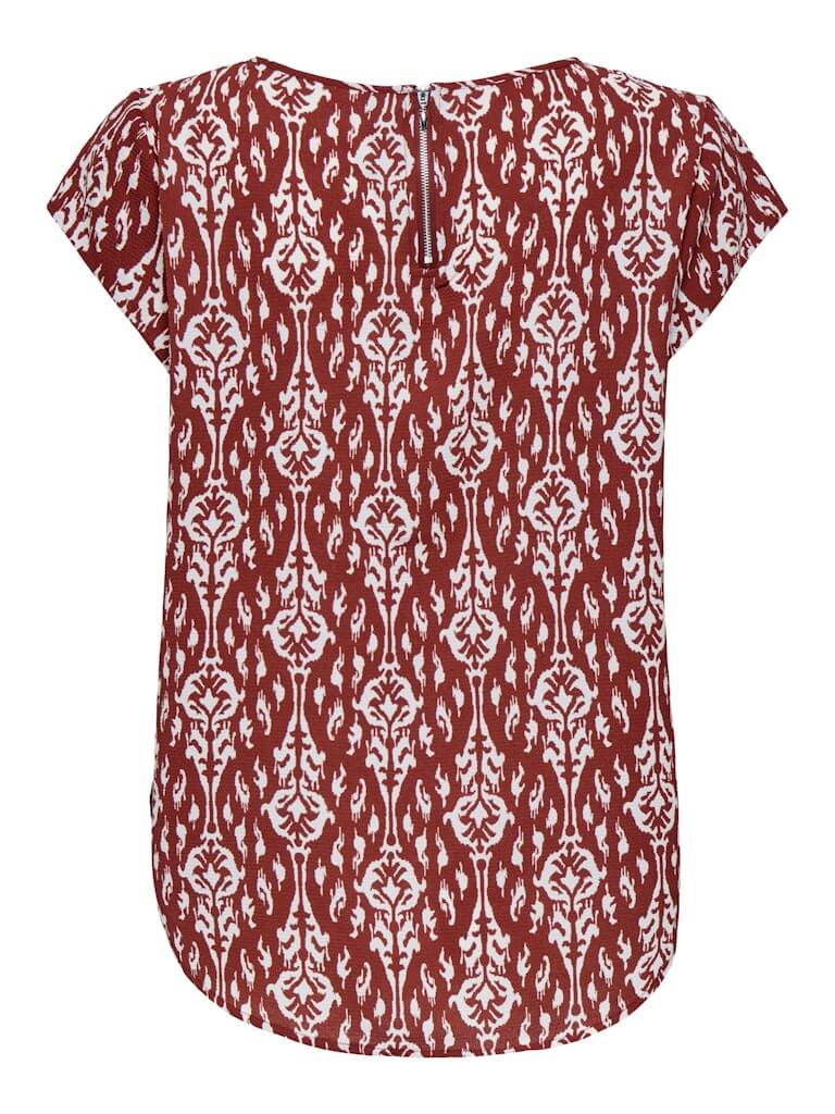 Only Shirt, VIC, Madder Brown FELINA SIMPLE ETHNIC