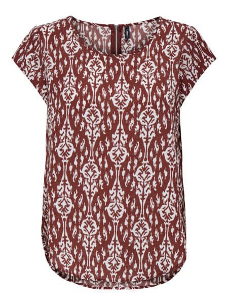 Only Shirt, VIC, Madder Brown FELINA SIMPLE ETHNIC