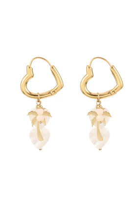 Sieraden Rose & Camellia Oorbellen , goud