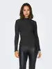 Only Glitter Top EMMA, Black glitter