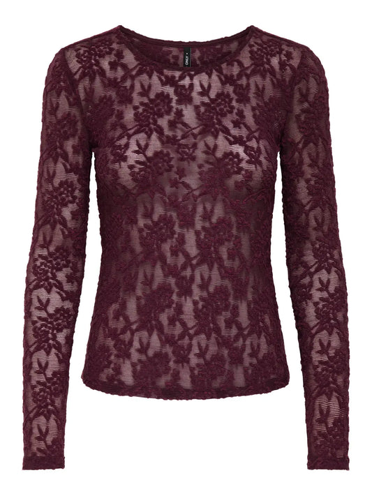 Only Top BLAISE, Mauve Wine
