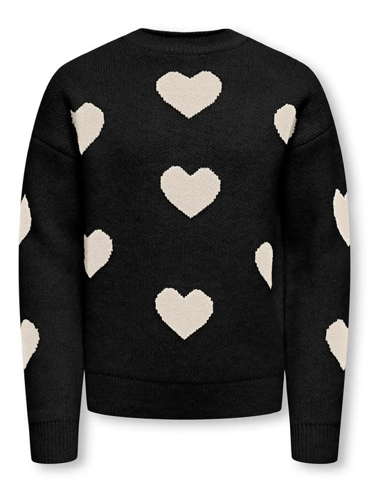 Kids Only Girls, Trui, NAJA,  Black Birch Hearts