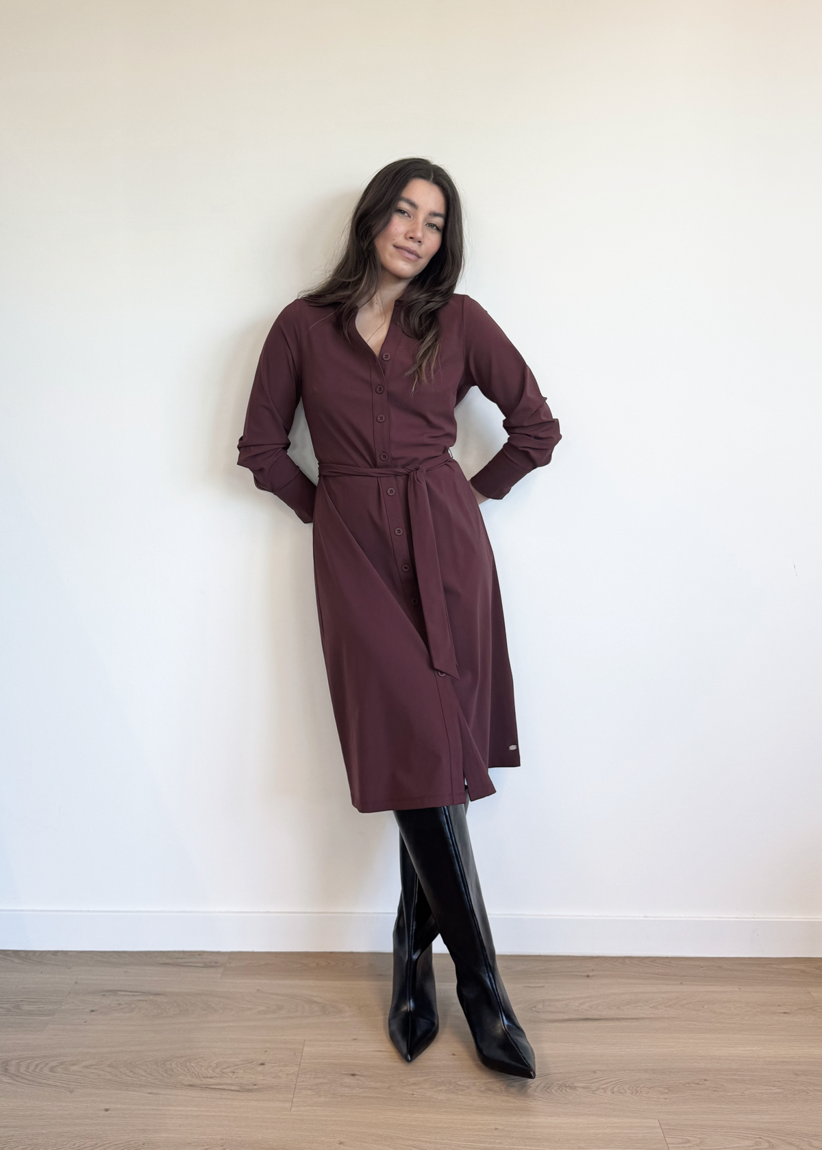 Lady Day Dress, DANIE, Wine
