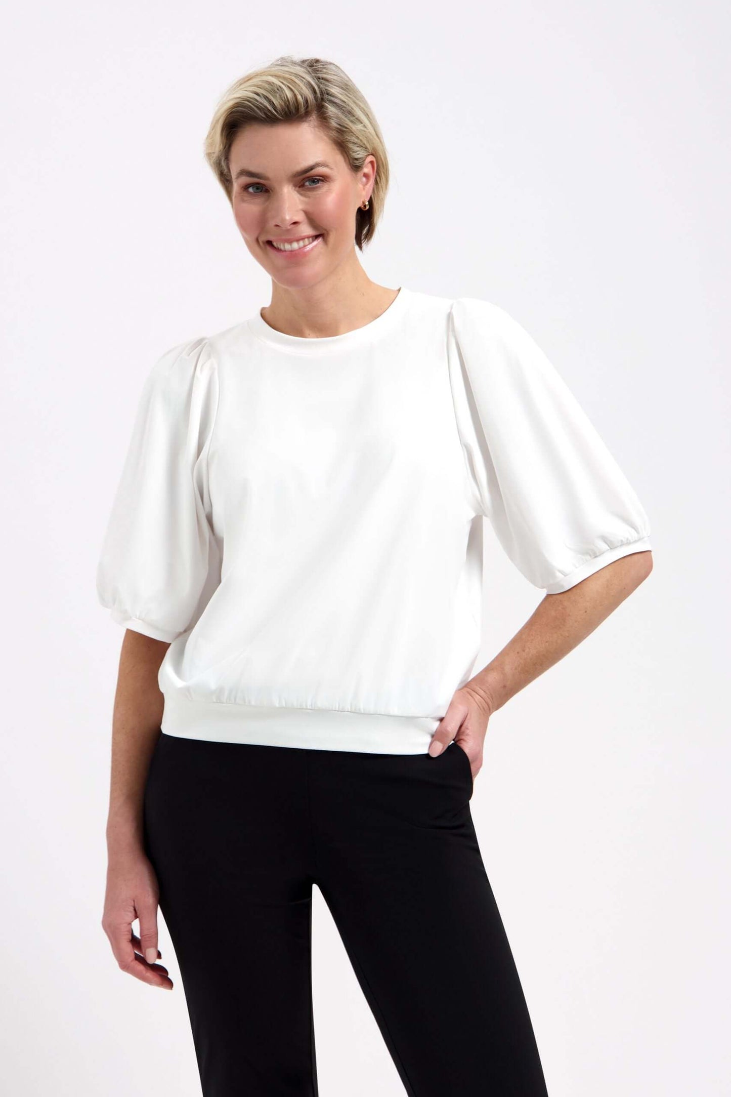 Lady Day Top AMIE-V, White