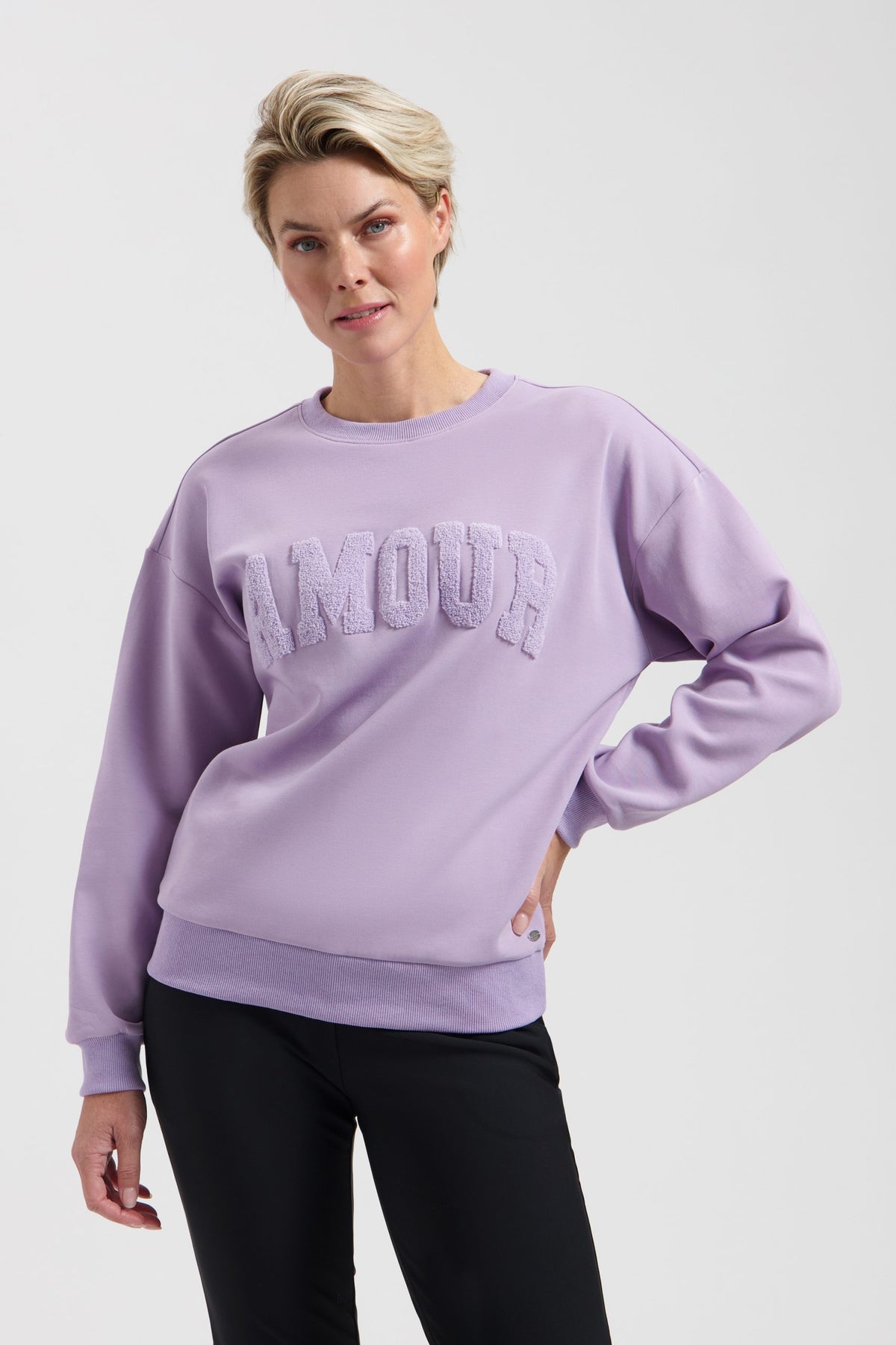 Lady Day, Sweater, AMOUR, Ice purple