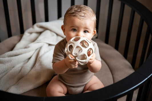 Baby's Only Speelbal Old Pink, Grey, Warm linnen