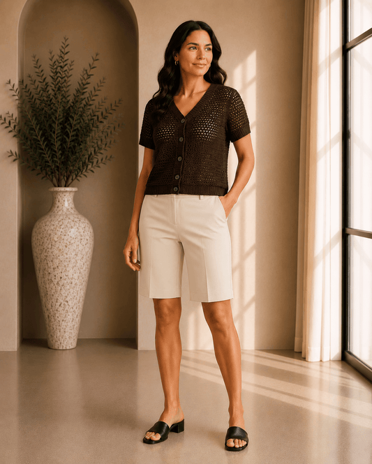 Freequent Dames Vest, TOTA, Coffee Bean