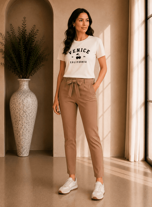 Lady Day Shirt, CHERRY, Simple White
