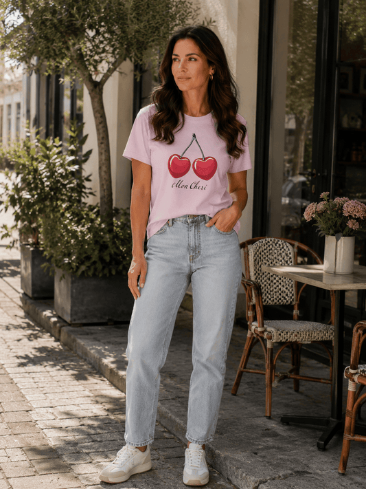 Freequent T-shirt, FENJAL, Sweet Lilac