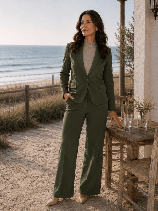 Freequent Blazer,NANNI, Kombu green