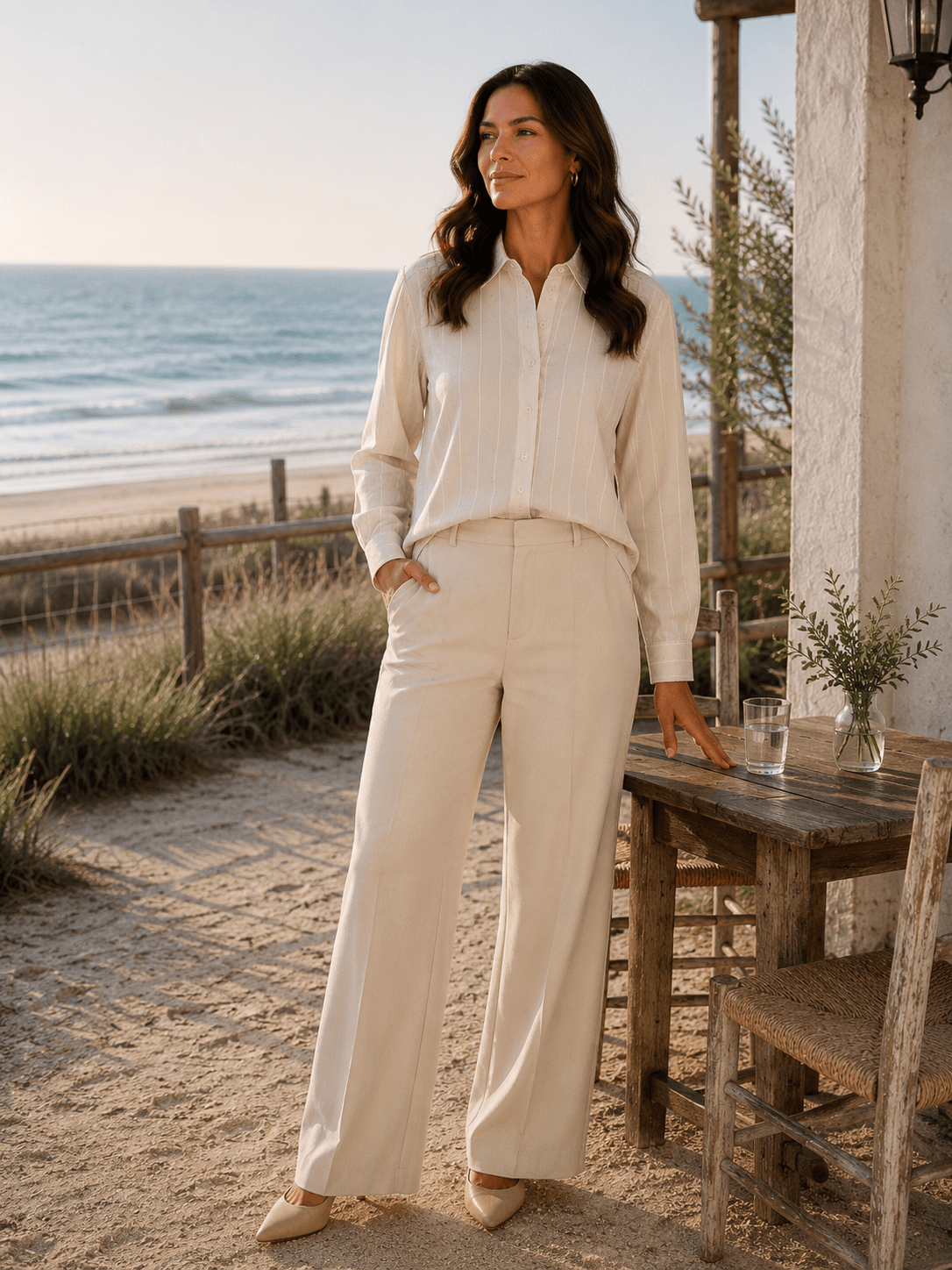 Freequent Blouse, SOLLY, Moonbeam, Star Off White
