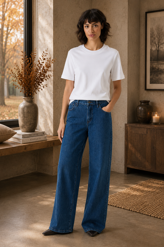 Garcia Dames Jeans, CELIA, Wide, Medium Used