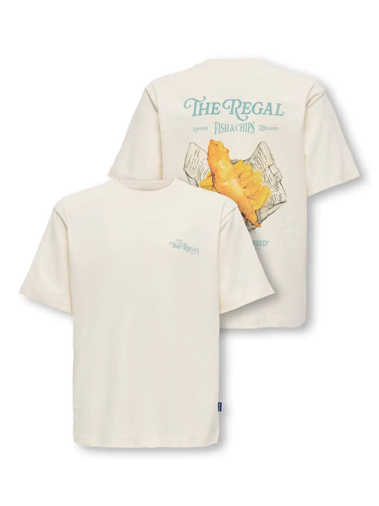 Only & Sons T-shirt, ALFRESCO, Tofu