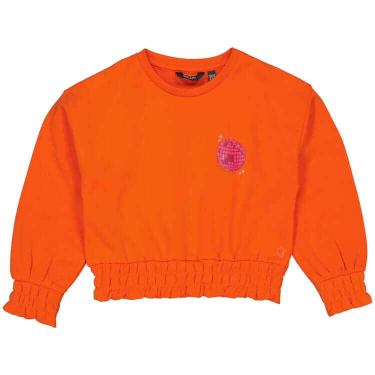 Quapi Girls Sweater DEVIE Dark Orange