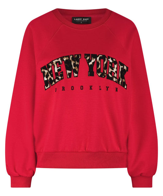 Lady Day Sweater ELORA,Fiery Red