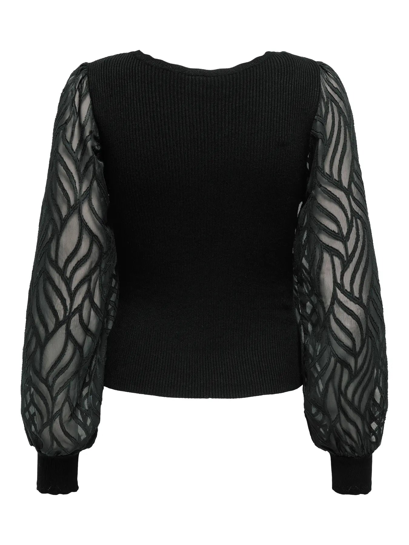 Only Pullover, JULIE RIB Mix, Zwart