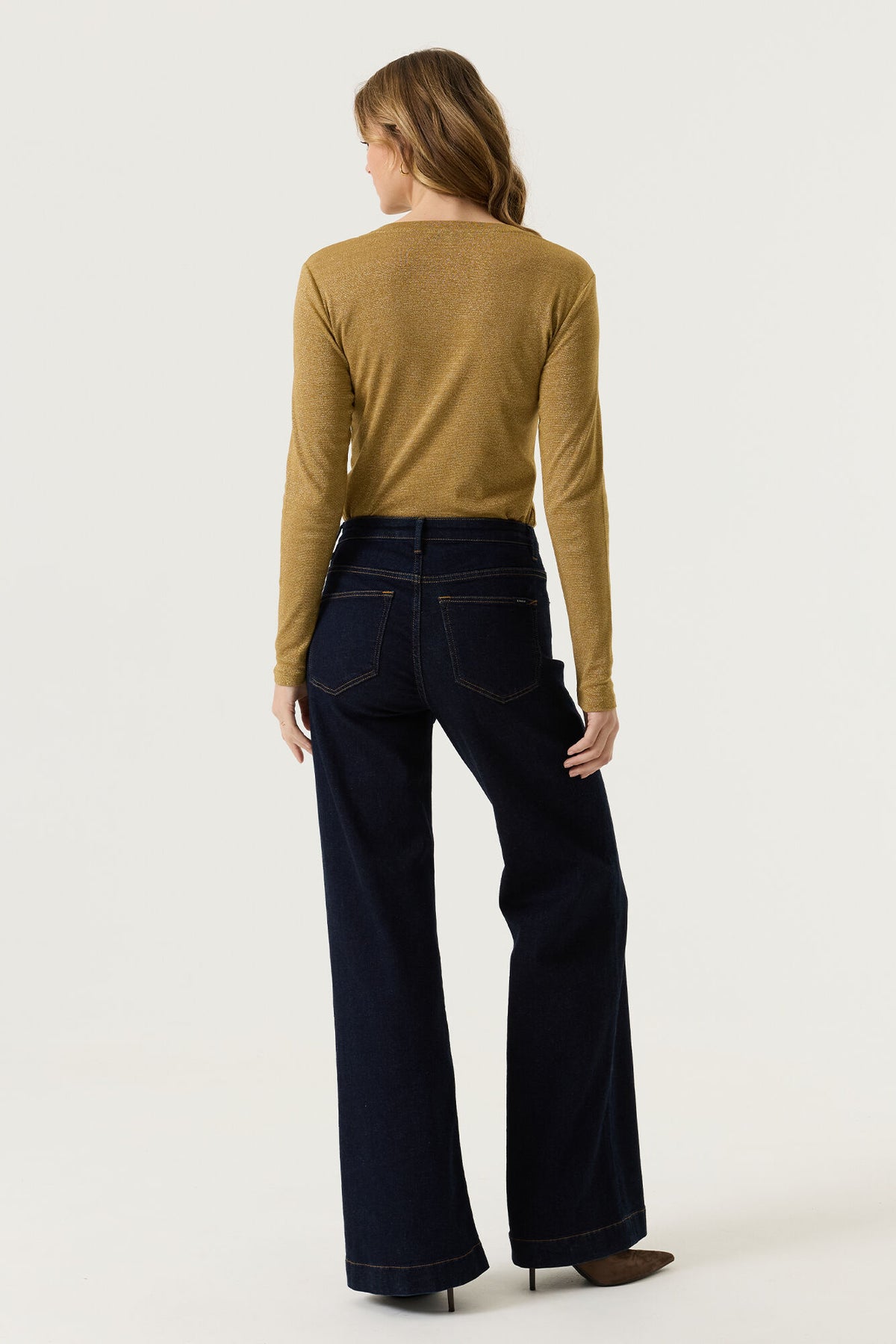 Garcia, Dames , Longsleeve, Golden Ochre